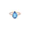 Tear Drop Blue Topaz