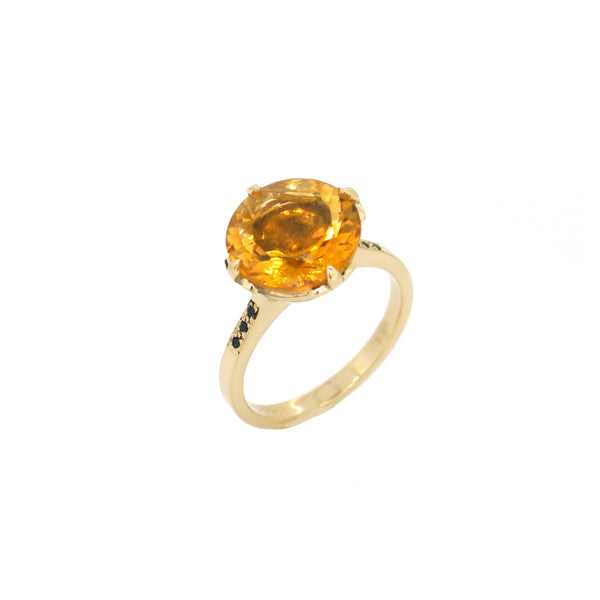 Garland Ring with Citrine