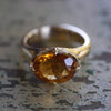 Romanesque Ring with Citrine
