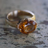 Romanesque Ring with Citrine