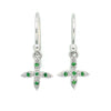 Petal Earrings with Tsvorite Garnets